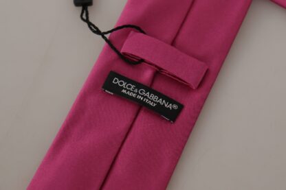 Dolce & Gabbana - Elegant Pink Silk Bow Tie for the Dapper Gentleman