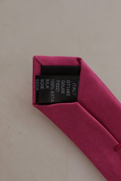 Dolce & Gabbana - Elegant Pink Silk Bow Tie for the Dapper Gentleman