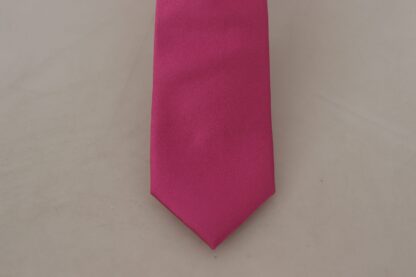 Dolce & Gabbana - Elegant Pink Silk Bow Tie for the Dapper Gentleman