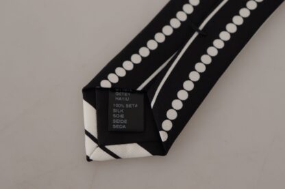 Dolce & Gabbana - Elegant Monochrome Silk Tie