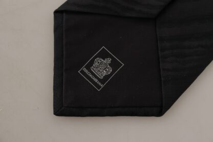 Dolce & Gabbana - Elegant Black Silk Tie