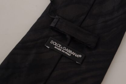 Dolce & Gabbana - Elegant Black Silk Tie