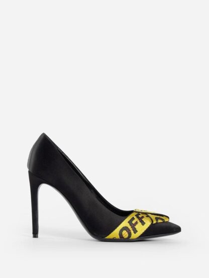 Off-White - Black Leather Women Pump