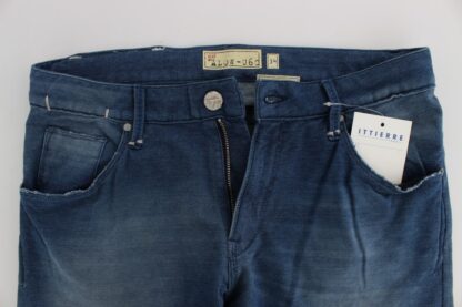 Acht - Slim Fit Blue Wash Italian Denim