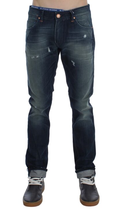 Acht - Sleek Slim Fit Italian Denim Jeans