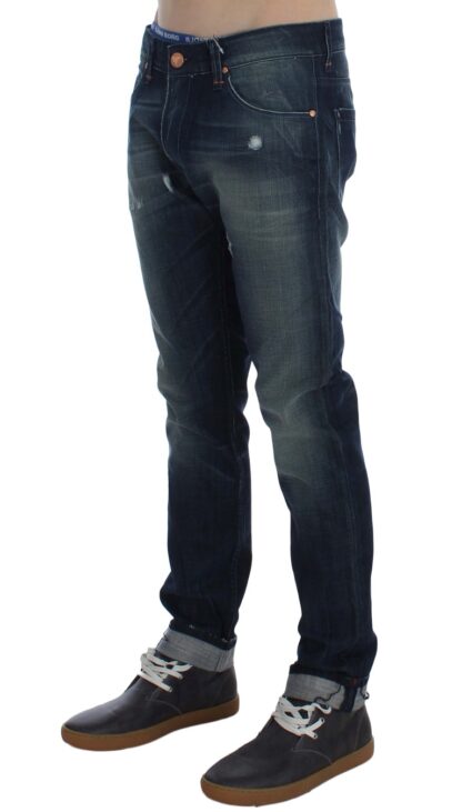 Acht - Sleek Slim Fit Italian Denim Jeans