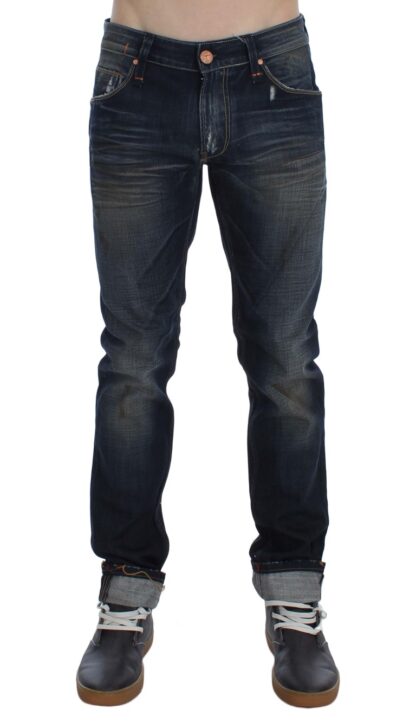 Acht - Sleek Slim Fit Italian Denim for Men