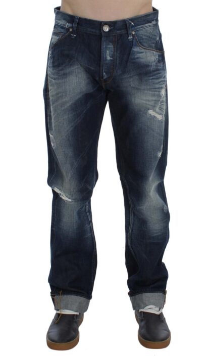 Acht - Authentic Regular Fit Blue Wash Jeans