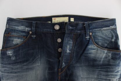 Acht - Authentic Regular Fit Blue Wash Jeans