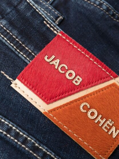 Jacob Cohen - Elegant Blue Denim with Suede Accent