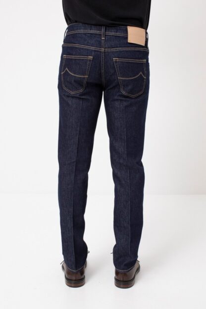 Jacob Cohen - Elegant Blue Denim Jeans with Suede Detail