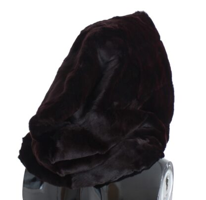 Dolce & Gabbana - Exclusive Purple Weasel Fur Hooded Scarf