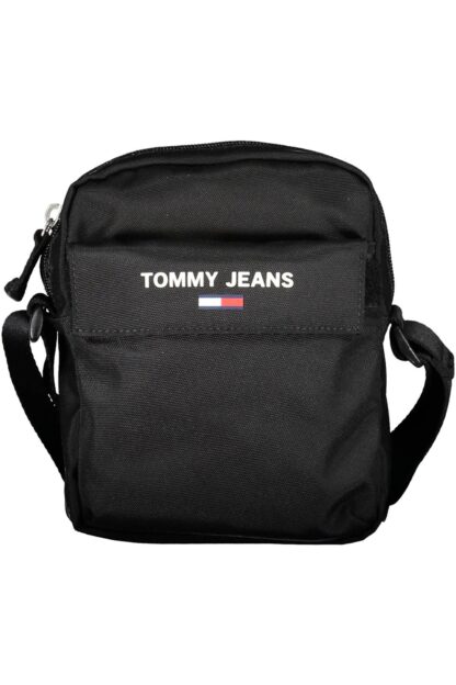 Tommy Hilfiger - Black Recycled Polyester Men Shoulder Bag