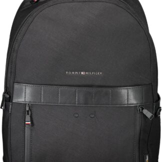 Tommy Hilfiger - Black Polyurethane Men Backpack