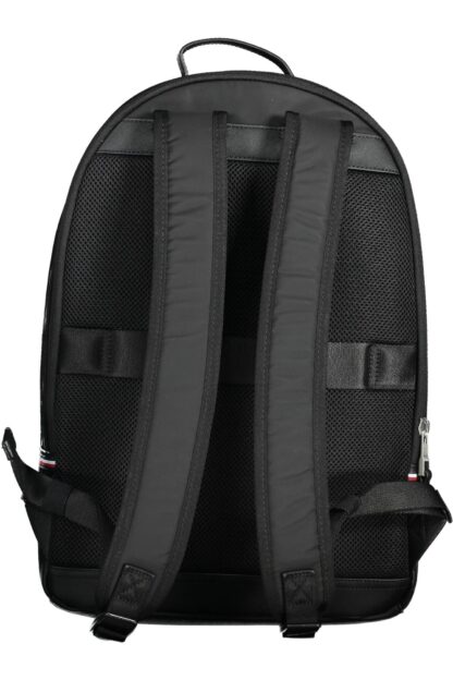 Tommy Hilfiger - Black Polyester Men Backpack