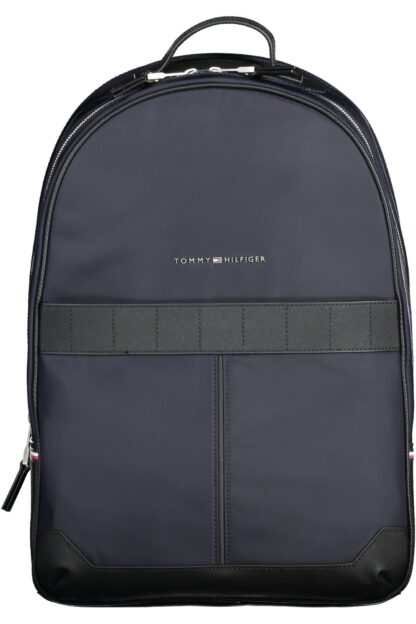 Tommy Hilfiger - Blue Polyester Men Backpack