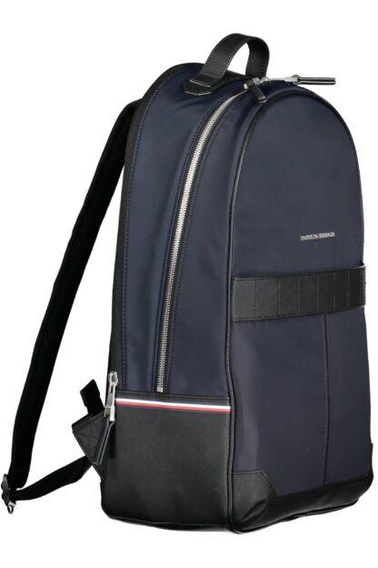 Tommy Hilfiger - Blue Polyester Men Backpack