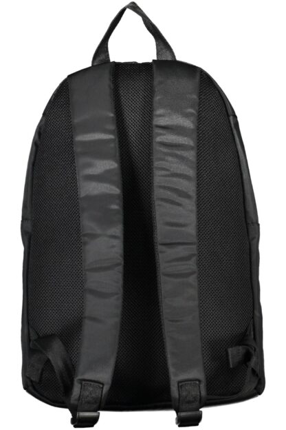 Tommy Hilfiger - Black Polyester Men Backpack