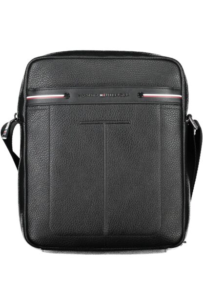 Tommy Hilfiger - Black Polyurethane Men Shoulder Bag