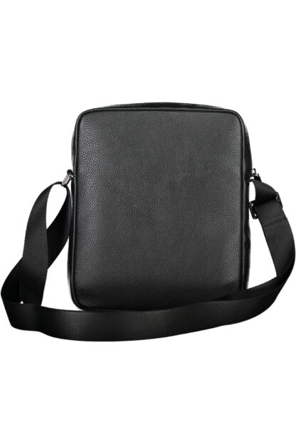 Tommy Hilfiger - Black Polyurethane Men Shoulder Bag