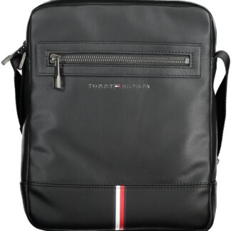 Tommy Hilfiger - Black Polyurethane Men Shoulder Bag