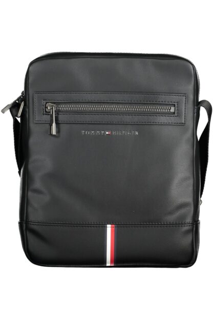 Tommy Hilfiger - Black Polyurethane Men Shoulder Bag