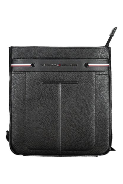 Tommy Hilfiger - Black Polyurethane Men Shoulder Bag