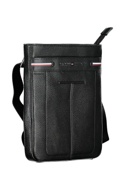 Tommy Hilfiger - Black Polyurethane Men Shoulder Bag