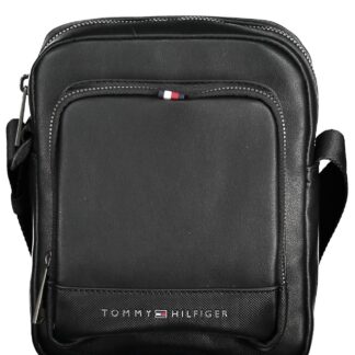 Tommy Hilfiger - Black Polyurethane Men Shoulder Bag