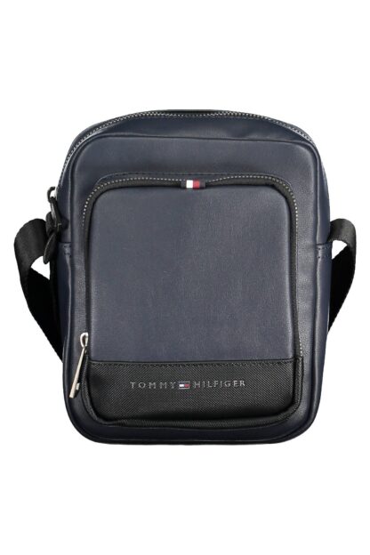 Tommy Hilfiger - Blue Polyurethane Men Shoulder Bag