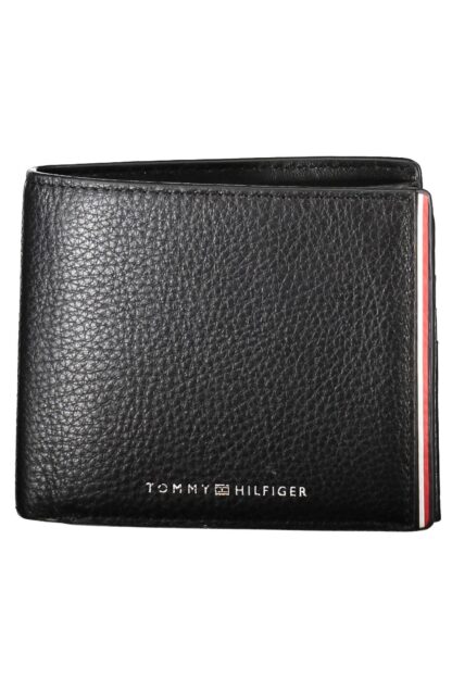 Tommy Hilfiger - Black Leather Men Wallet