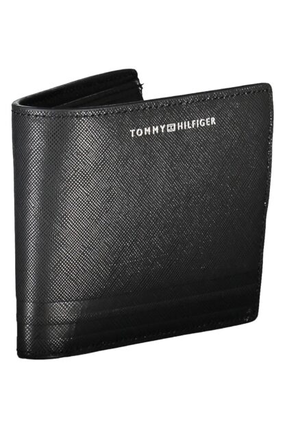 Tommy Hilfiger - Black Leather Men Wallet