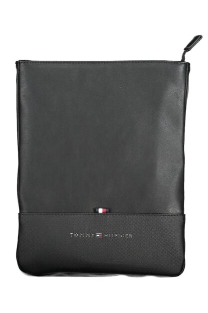 Tommy Hilfiger - Black Polyurethane Men Shoulder Bag