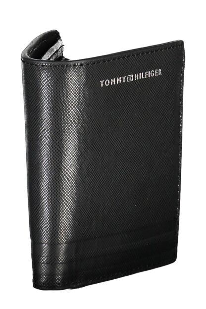 Tommy Hilfiger - Black Leather Men Wallet