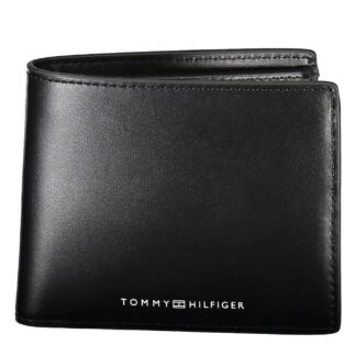 Tommy Hilfiger - Black Leather Men Wallet