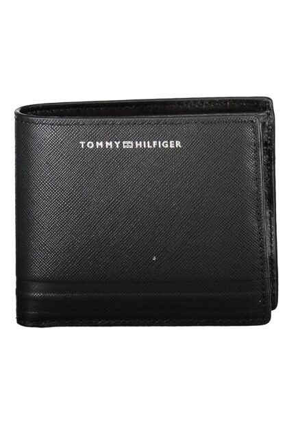 Tommy Hilfiger - Black Leather Men Wallet