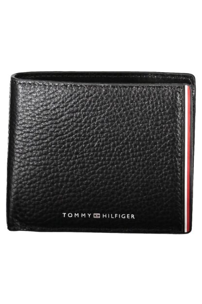 Tommy Hilfiger - Black Leather Men Wallet