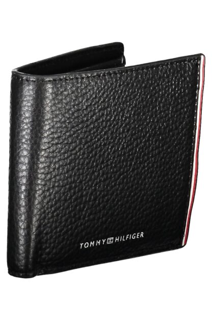 Tommy Hilfiger - Black Leather Men Wallet