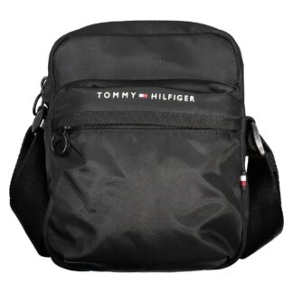 Tommy Hilfiger - Black Polyurethane Men Shoulder Bag