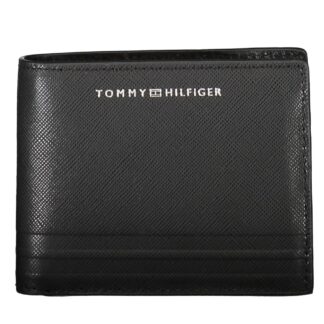 Tommy Hilfiger - Black Leather Men Wallet