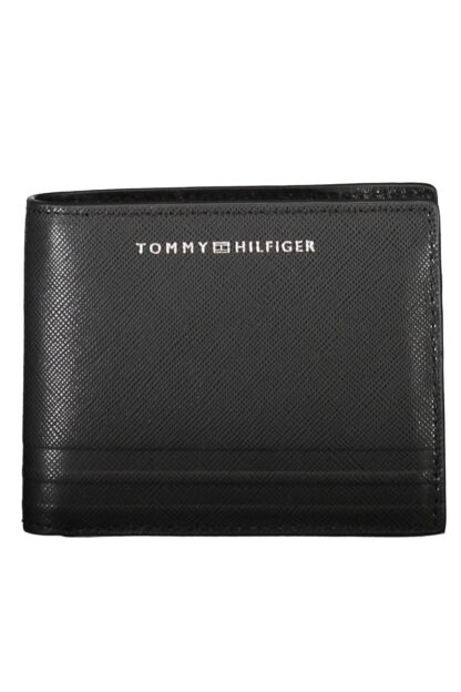 Tommy Hilfiger - Black Leather Men Wallet