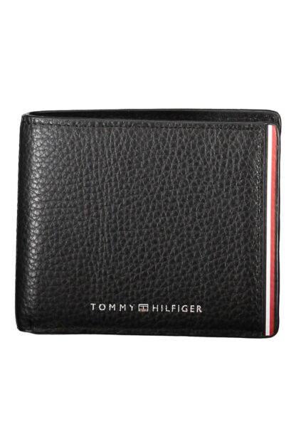 Tommy Hilfiger - Black Leather Men Wallet