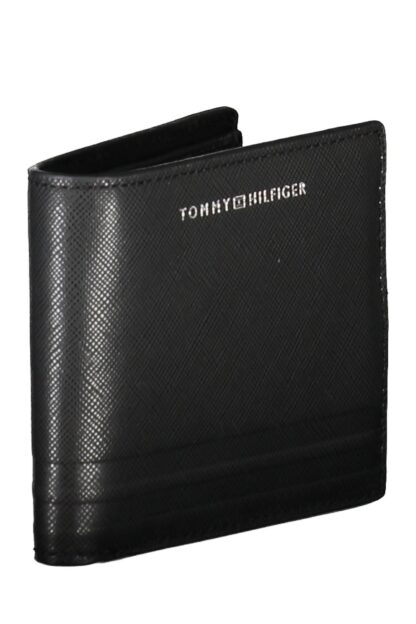 Tommy Hilfiger - Black Leather Men Wallet