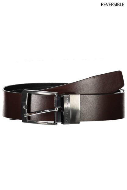 Tommy Hilfiger - Black Leather Men Belt