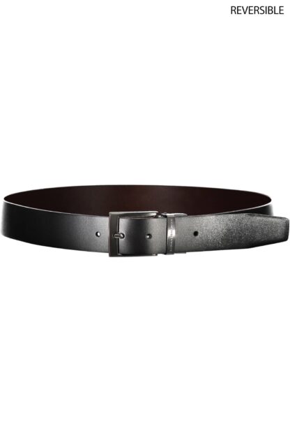 Tommy Hilfiger - Black Leather Men Belt