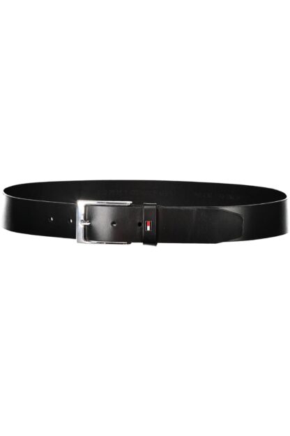 Tommy Hilfiger - Black Leather Men Belt