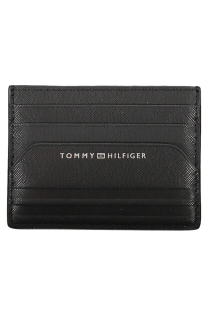 Tommy Hilfiger - Black Leather Men Card Holder