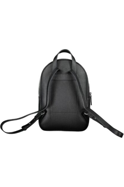 Tommy Hilfiger - Black Polyurethane Women Backpack