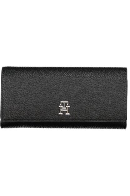 Tommy Hilfiger - Black Polyurethane Women Wallet