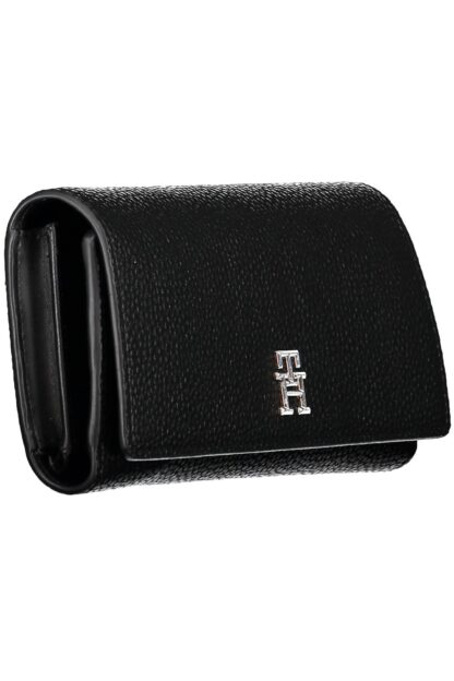 Tommy Hilfiger - Black Polyurethane Women Wallet